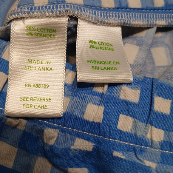 Lilly Pulitzer Gingham Shorts Size S - Picture 7 of 7